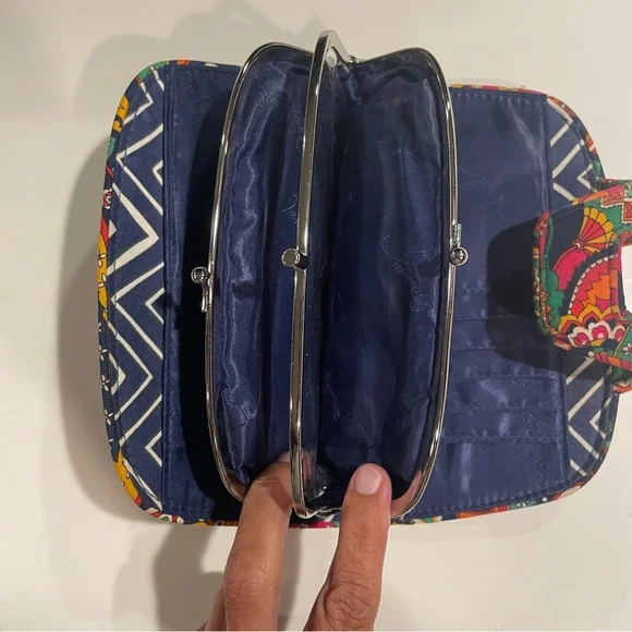 Vera Bradley Venetian Tote Double Handle Purse And Wallet ID/Money Holder - Picture 15 of 15